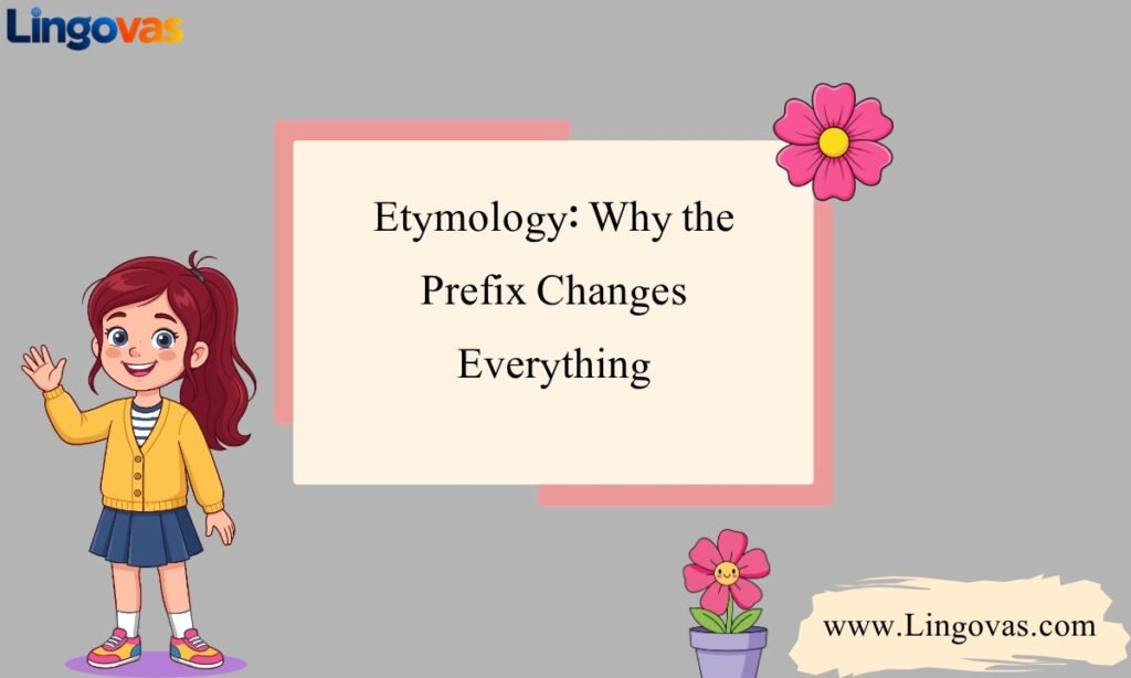 Etymology Why the Prefix Changes Everything
