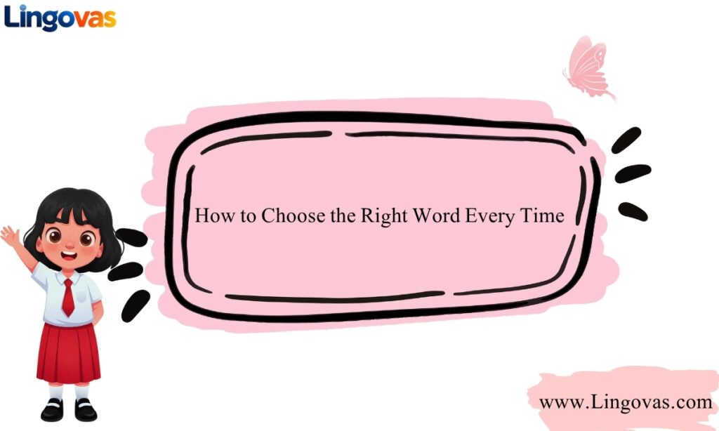 How to Choose the Right Word Every Time