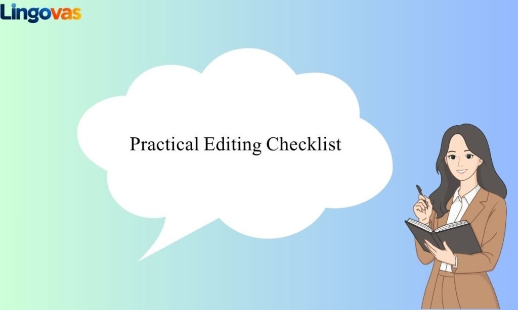 Practical Editing Checklist
