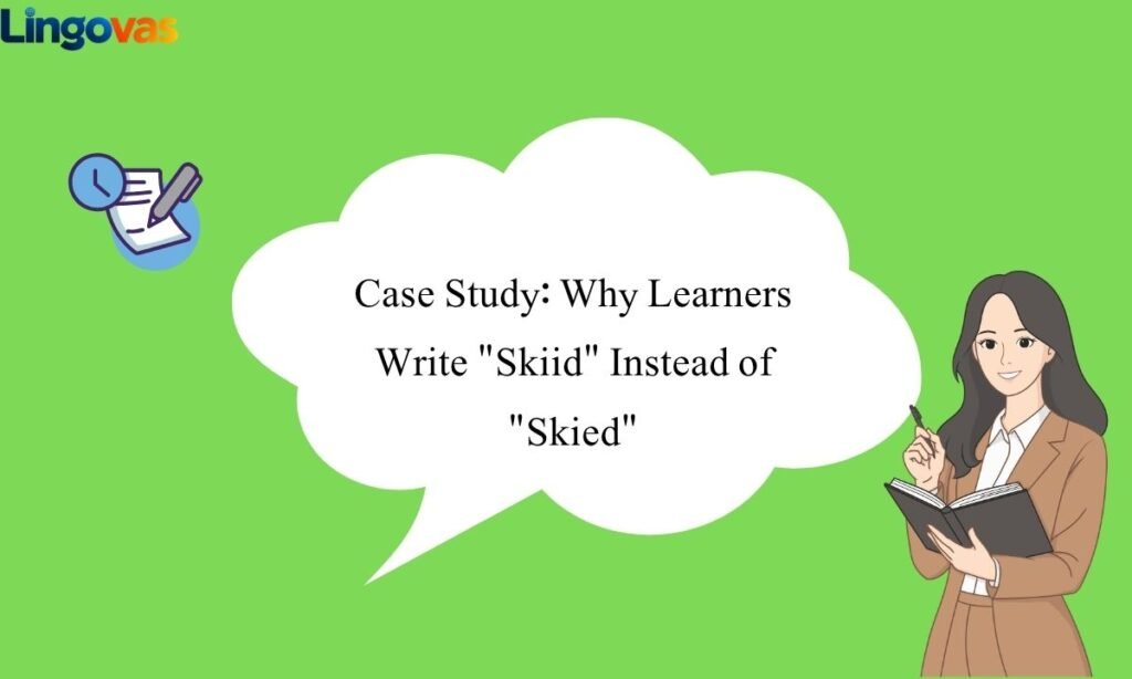 Case Study Why Learners Write Skiid Instead of Skied
