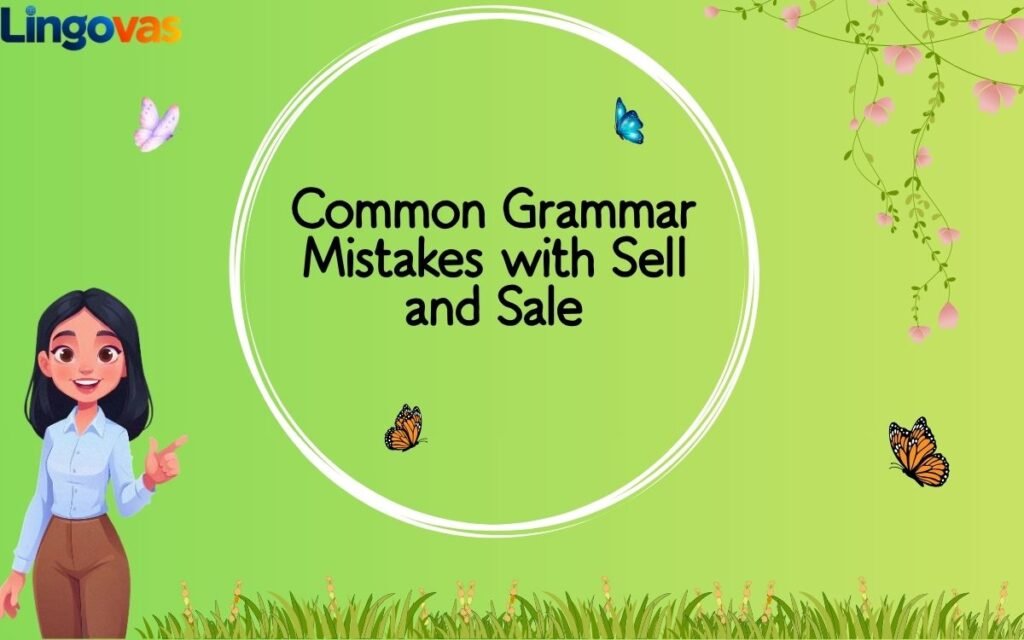 Common Grammar Mistakes with Sell and Sale