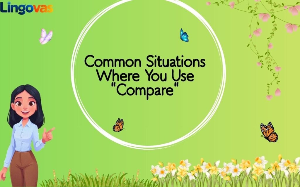 Common Situations Where You Use Compare