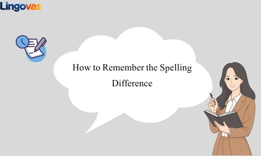 How to Remember the Spelling Difference