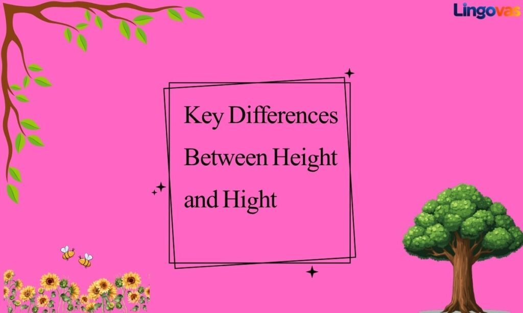 Key Differences Between Height and Hight