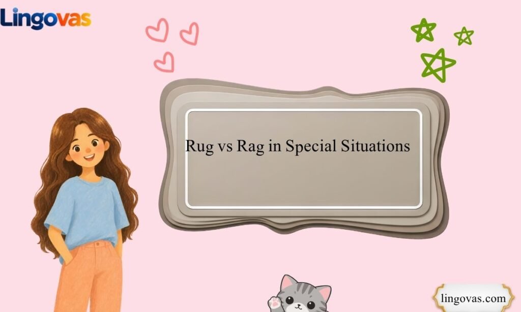Rug vs Rag in Special Situations