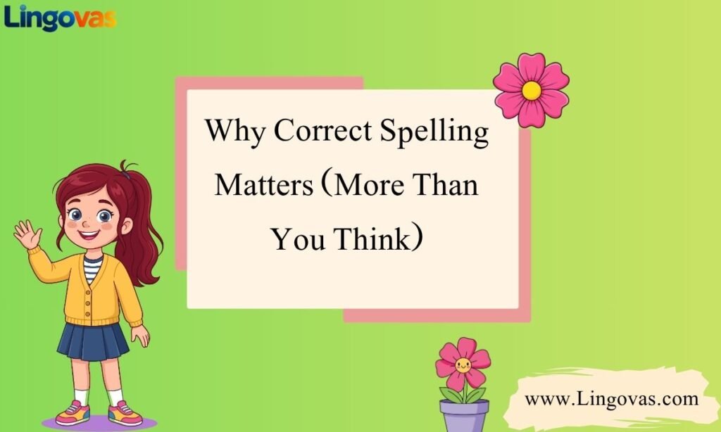 Why Correct Spelling Matters (More Than You Think)