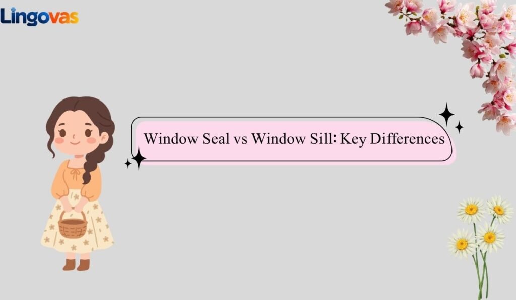 Window Seal vs Window Sill Key Differences