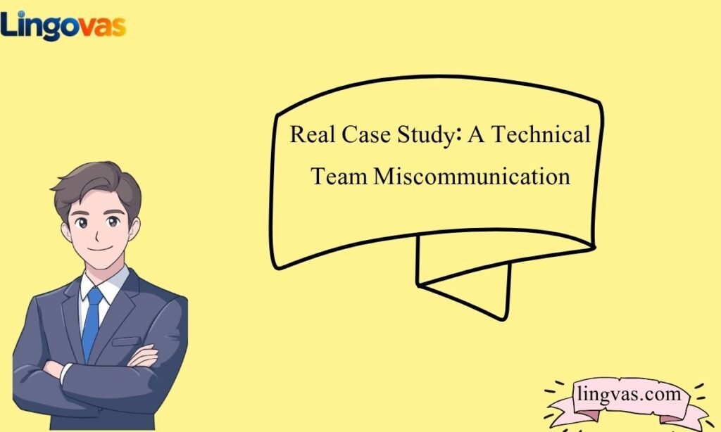 Real Case Study: A Technical Team Miscommunication