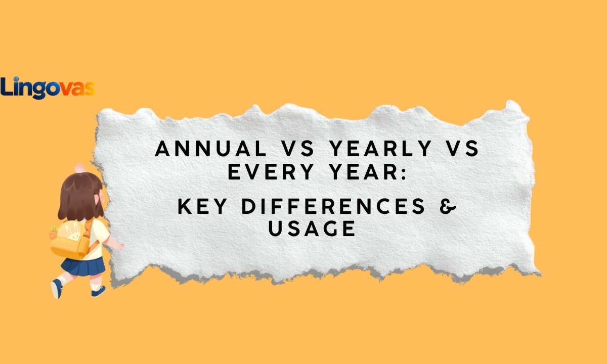 Annual vs Yearly vs Every Year: Key Differences & Usage