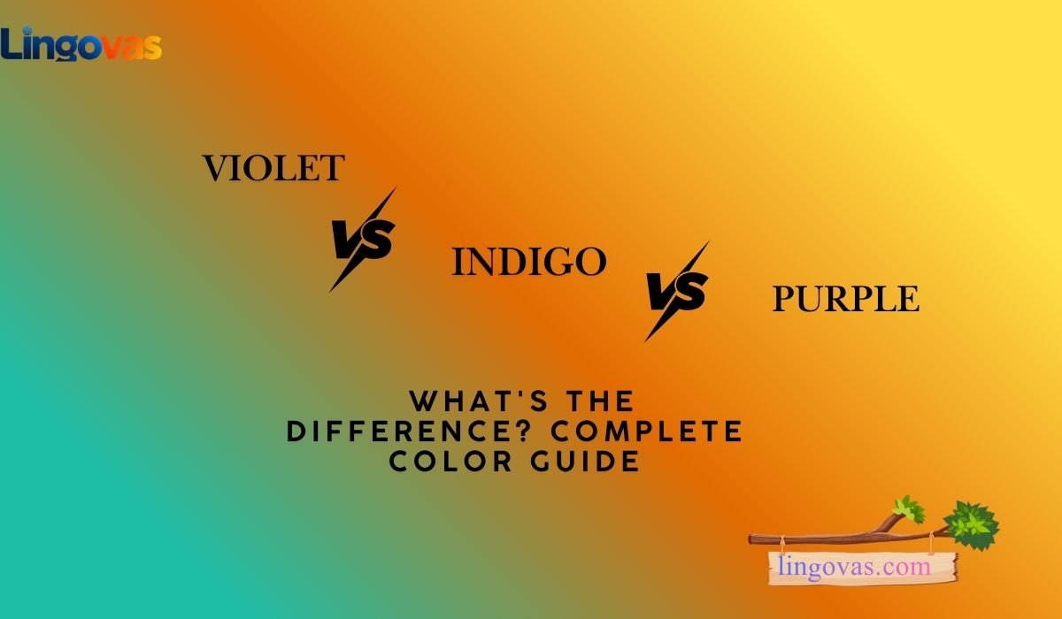 🌈 Violet vs Indigo vs Purple: What’s the Difference? Complete Color Guide