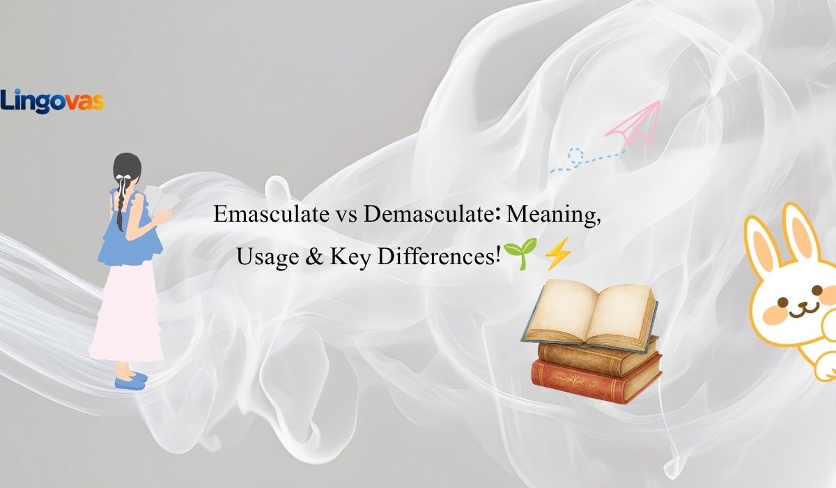 Emasculate vs Demasculate: Meaning,& Key Differences!🌱⚡