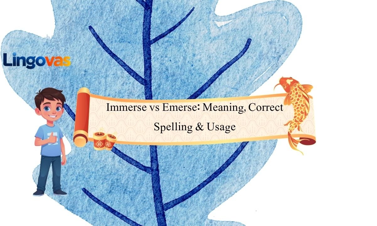 Immerse vs Emerse: Meaning, Correct Spelling & Usage